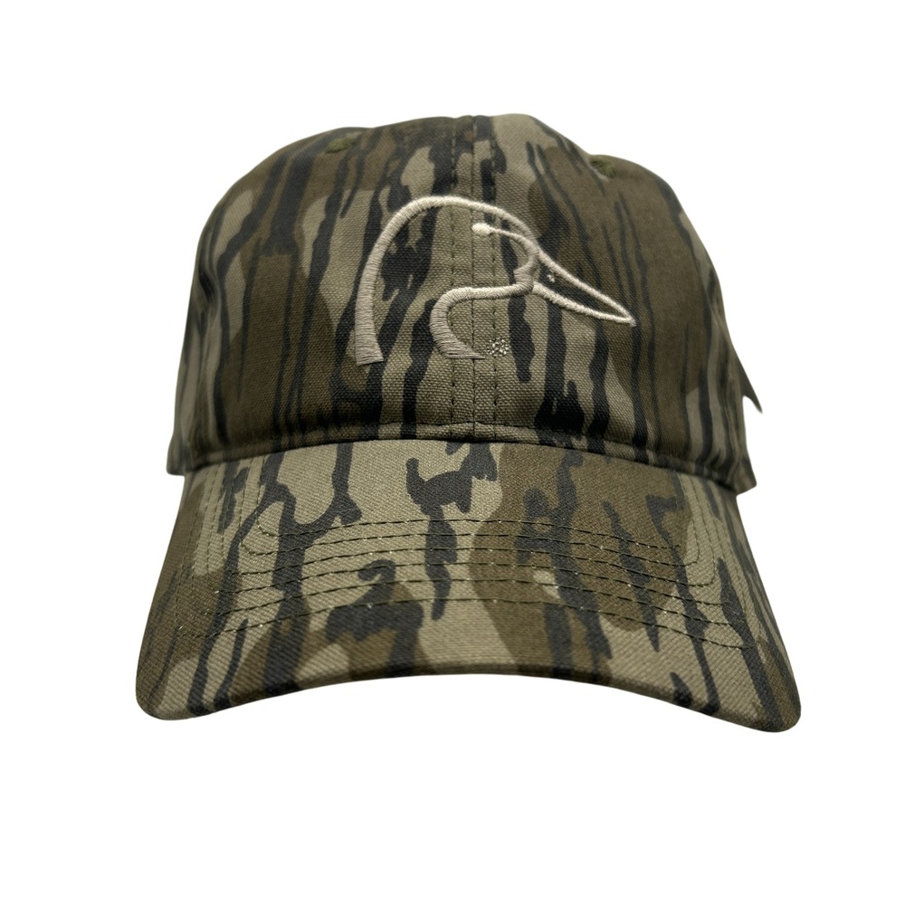 Ducks Unlimited Hat Cap Strap Back Camo Mossy Oak‎ Logo Unisex Adjustable